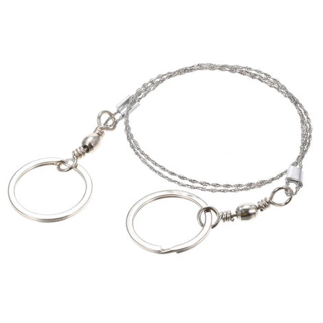 ASUPERMALL Scie A Fil En Acier Inoxydable, Equipement D'Urgence Exterieur 2 ASUPERMALL Scie A Fil En Acier Inoxydable, Equipement D'Urgence Exterieur – Image 2