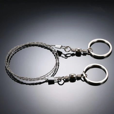 ASUPERMALL Scie A Fil En Acier Inoxydable, Equipement D'Urgence Exterieur 3 ASUPERMALL Scie A Fil En Acier Inoxydable, Equipement D'Urgence Exterieur – Image 3