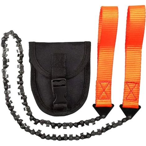 FR-LIFE BR-Vie Portatif Tronçonneuse Scie à Main Avec Une Pochette, Chaîne De Scie Pliante Main Survie Poche Chainsaw Pliage Scie à Chaîne à La Main Outil D'Urgence Pour La Randonné Camping Chasse 3 FR-LIFE BR-Vie Portatif Tronçonneuse Scie à Main Avec Une Pochette, Chaîne De Scie Pliante Main Survie Poche Chainsaw Pliage Scie à Chaîne à La Main Outil D'Urgence Pour La Randonné Camping Chasse – Image 3