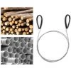 FR-LIFE 80cm Fil De Poche Scie Scie à Tronçonner Scie à Fil En Acier Inoxydable Pour Tronçonneuse De Poche Mini Câble De Tronçonneuse Kit Pour Camping, 2 Pcs BR-Vie