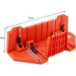 IRISFR Boîte à Onglets De Serrage 35 Cm En Plastique Pour Scie à La Main, Scie à Main, Outil De Coupe Du Bois Avec Pince,orange, Une Pièce,Lilaris 6 IRISFR Boîte à Onglets De Serrage 35 Cm En Plastique Pour Scie à La Main, Scie à Main, Outil De Coupe Du Bois Avec Pince,orange, Une Pièce,Lilaris -Outlet Scie à main et lames de scie Store 57869453 2