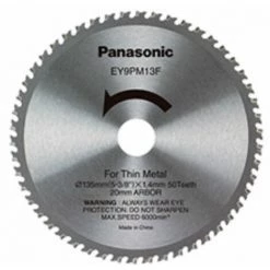 PANASONIC Lame De Scie Métallique (50 Dents, 135mm De Diamètre) Pour EY45A2