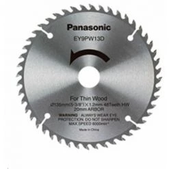 PANASONIC Lame De Scie En Bois (48 Dents, 135mm De Diamètre) Pour EY45A2