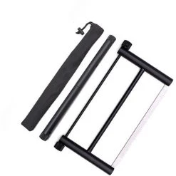 SHINETRIP Scie à Bois Pliante Multiductionnelle En Alliage D'Aluminium Scie à Main Portable Mini Scie à Bucket De Jardin Pour Le Travail Du Bois Jardinage Outils à Main De Survie En Plein Air Avec Pochette - Le Noir