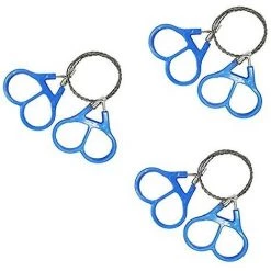 Ensoleillé 5pcs Scie à Fil En Acier Inoxydable Tronçonneuse De Poche Mini Câble Engrenage Pole Scie Trousse De Survie De Tronçonneuse D'urgence