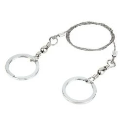 QERSTA Scie à Fil En Acier Inoxydable, Kit De Voyage D'urgence Pour Survie, Chasse, Silex, équipement De Coupe, Fretssaw，chasse