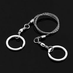 QERSTA Scie à Fil En Acier Inoxydable, Kit De Voyage D'urgence Pour Survie, Chasse, Silex, équipement De Coupe, Fretssaw,chasse 7 QERSTA Scie à Fil En Acier Inoxydable, Kit De Voyage D'urgence Pour Survie, Chasse, Silex, équipement De Coupe, Fretssaw,chasse -Outlet Scie à main et lames de scie Store 58081846 3