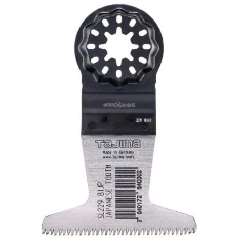 TAJIMA Lame Scie Oscillant BI METAL BOIS DENTURE JAPONAISE 50x65mm Boite De 30 2 TAJIMA Lame Scie Oscillant BI METAL BOIS DENTURE JAPONAISE 50x65mm Boite De 30 – Image 2