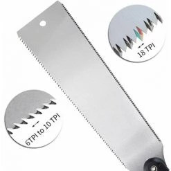 LTS FAFA Scie Japonaise Scie Japonaise Tranchante Pour La Coupe De Bambou, Bois, Tuyau, Longueur 250mm (Scie) -Outlet Scie à main et lames de scie Store 58824971 2