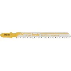 KWB Lames De Scies Sauteuses, Pour Le Travail Du Bois, Acier Au Carbone HCS, Fin - 620120