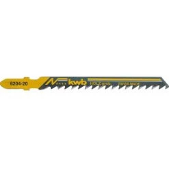 KWB Lames De Scies Sauteuses, Pour Le Travail Du Bois, Acier Au Carbone HCS - 620420