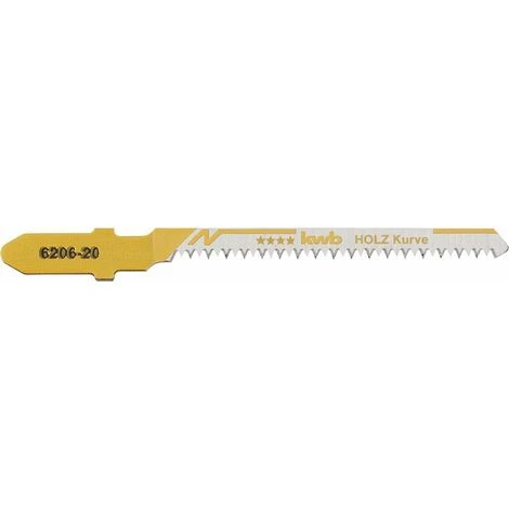 KWB Lames De Scies Sauteuses, Pour Le Travail Du Bois, Acier Au Carbone HCS, Courbe - 620620 1 KWB Lames De Scies Sauteuses, Pour Le Travail Du Bois, Acier Au Carbone HCS, Courbe - 620620