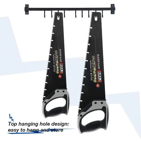 Scie à Main Professionnelle Sétaire 45 Cm AIRAJ, Scie à Main Coupe Bois, Manche Ergonomique En Caoutchouc, Idéale Pour Scier, Tailler, Jardiner, Couper Et Couper Le Bois, Scie à Métaux à Main Pour Plaques De Plâtre 4 Scie à Main Professionnelle Sétaire 45 Cm AIRAJ, Scie à Main Coupe Bois, Manche Ergonomique En Caoutchouc, Idéale Pour Scier, Tailler, Jardiner, Couper Et Couper Le Bois, Scie à Métaux à Main Pour Plaques De Plâtre – Image 4