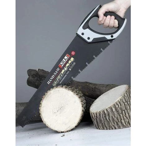 Scie à Main Professionnelle Sétaire 45 Cm AIRAJ, Scie à Main Coupe Bois, Manche Ergonomique En Caoutchouc, Idéale Pour Scier, Tailler, Jardiner, Couper Et Couper Le Bois, Scie à Métaux à Main Pour Plaques De Plâtre 5 Scie à Main Professionnelle Sétaire 45 Cm AIRAJ, Scie à Main Coupe Bois, Manche Ergonomique En Caoutchouc, Idéale Pour Scier, Tailler, Jardiner, Couper Et Couper Le Bois, Scie à Métaux à Main Pour Plaques De Plâtre – Image 5