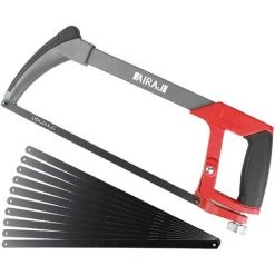 AIRAJ Support De Scie à Métaux 12 Pouces 10 Lames De Scie Interchangeables De Haute Qualité