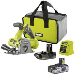 Pack RYOBI Scie Multi-matériaux 18V OnePlus R18MMS-120S - 1 Batterie 3.0Ah High Energy - 1 Batterie 2,0 Ah - Chargeur