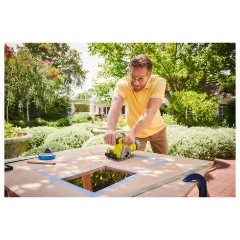 Pack RYOBI Scie Multi-matériaux 18V OnePlus R18MMS-120S - 1 Batterie 3.0Ah High Energy - 1 Batterie 2,0 Ah - Chargeur 4 Pack RYOBI Scie Multi-matériaux 18V OnePlus R18MMS-120S - 1 Batterie 3.0Ah High Energy - 1 Batterie 2,0 Ah - Chargeur – Image 4