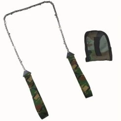 ABCRITAL Scie À Glissière À Main De Poche Portable Extérieure 11/33 Dents 24 Pouces Camping Survie Tronçonneuse Jardin Journalisation Fil Scie Outil Camo Style 1