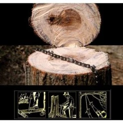 NAXUNNN Tronçonneuse De Poche à Chaîne De Sauvetage Avec Poignée Chaîne Pliante Scie à Main Rapide Coupe Du Bois Et Des Arbres -Outlet Scie à main et lames de scie Store 60501765 3