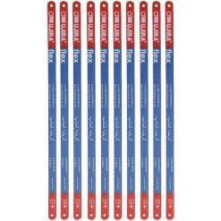 TOPHOMER 10 Pièces Lames De Rechange Pour Scie à Main Métaux Lames De Scie à Métaux Avec 24 Dents Par Pouce 300mm