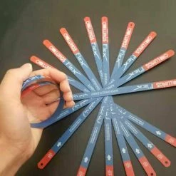 TOPHOMER 10 Pièces Lames De Rechange Pour Scie à Main Métaux Lames De Scie à Métaux Avec 24 Dents Par Pouce 300mm -Outlet Scie à main et lames de scie Store 60935979 5