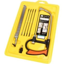 Yoouyida Ensemble De Scie à Métaux, Ensemble De Scies à Main Polyvalentes, Mini Scies à Archet 7 En 1, Ensemble De Scies à Main Magic Universal, Scie à Carreaux En Bois