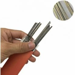 SINCèREETALI Lame De Scie à Main Petite Lame De Scie Sauteuse Scie à Fleurs (arc De Scie + 144 Lames De Scie) -Outlet Scie à main et lames de scie Store 63508025 4