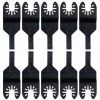 Universal Vibration Accessories Lame De Scie Noire 10 Mm 10 Pièces FUIENKO