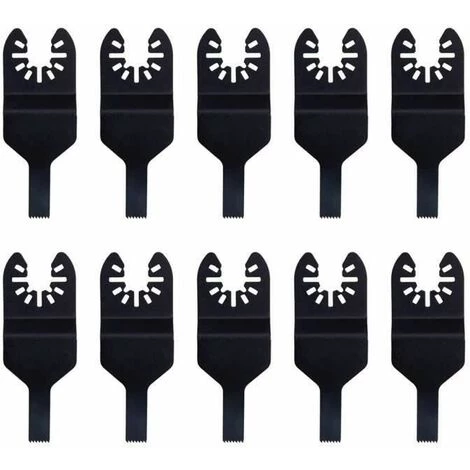 Universal Vibration Accessories Lame De Scie Noire 10 Mm 10 Pièces FUIENKO 2 Universal Vibration Accessories Lame De Scie Noire 10 Mm 10 Pièces FUIENKO – Image 2