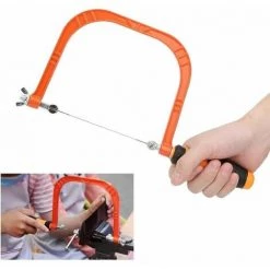 Mini Scie à Chantourner, Scie à Métaux Junior Réglable En Forme De U FUIENKO -Outlet Scie à main et lames de scie Store 63778235 3