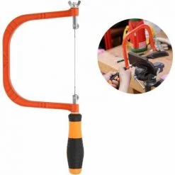 Mini Scie à Chantourner, Scie à Métaux Junior Réglable En Forme De U FUIENKO -Outlet Scie à main et lames de scie Store 63778235 4