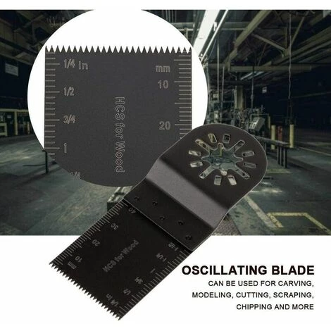 GroupM Lame De Scie Oscillante à Dents Fines 20 Pièces Scie Oscillante Universelle Lame Multi-outils à Joint Fermé 3 GroupM Lame De Scie Oscillante à Dents Fines 20 Pièces Scie Oscillante Universelle Lame Multi-outils à Joint Fermé – Image 3