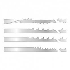 Carte De 12 Lames De Scie à Chantourner 2849.12 LEMAN