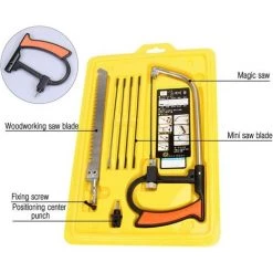 HAZEL Ensemble De Scie à Métaux, Ensemble De Scie à Main Multifonctionnelle, Mini Scie à Métaux, Scie à Main Universelle 8 HAZEL Ensemble De Scie à Métaux, Ensemble De Scie à Main Multifonctionnelle, Mini Scie à Métaux, Scie à Main Universelle -Outlet Scie à main et lames de scie Store 64196947 4