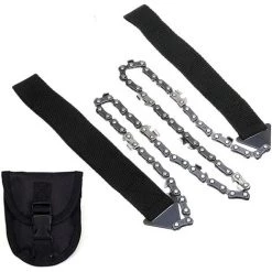 MONLY Scie à Glissière Extérieure, Scie Forestière En Acier Au Manganèse, Scie à Chaîne De Poche D'urgence Sur Le Terrain