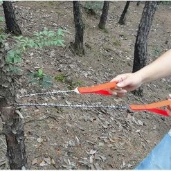 MONLY Scie à Glissière Extérieure, Scie Forestière En Acier Au Manganèse, Scie à Chaîne De Poche D'urgence Sur Le Terrain -Outlet Scie à main et lames de scie Store 64308564 3