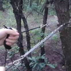 WAVE Tronçonneuse De Poche, Scie à Main De Survie, Scie à Chaîne Manuelle En Métal Léger Portable Accessoire De Survie D'urgence En Plein Air -Outlet Scie à main et lames de scie Store 64529503 3