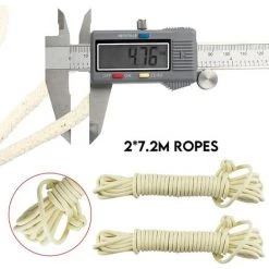 WAVE Tronçonneuse Scie à Main Pour Haute Branche Avec 62 Lames Chaîne Scie Longue De 48 Pouces Et Deux Cordes De 7.2M, Facile Pour Couper La Branche Haute à 9M -Outlet Scie à main et lames de scie Store 64529652 4