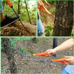 Portatif Tronçonneuse Scie à Main Avec Une Pochette, Chaîne De Scie Pliante Main Survie Poche Chainsaw Pliage Scie à Chaîne à La Main Outil D'Urgence Pour La Randonné Camping Chasse 56Vingt 8 Portatif Tronçonneuse Scie à Main Avec Une Pochette, Chaîne De Scie Pliante Main Survie Poche Chainsaw Pliage Scie à Chaîne à La Main Outil D'Urgence Pour La Randonné Camping Chasse 56Vingt -Outlet Scie à main et lames de scie Store 64938827 4