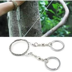 MONLY Lot De 3 Tronçonneuses à Main - En Acier Inoxydable - Avec Boucles - Pour Le Jardinage En Plein Air Et Le Camping - Argenté -Outlet Scie à main et lames de scie Store 65002892 3