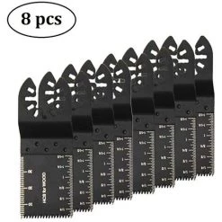 DONTODENT Lames De Scie Oscillantes 8 Pièces, Bois Professionnel, Métal, Plastique -Outlet Scie à main et lames de scie Store 65183270 2