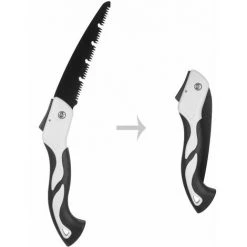 Yoouyida Elagage Scie A Main Scie Pliant Razor Dents De Scie Avec Poignee Antiderapante Pour Coupe De Bois Camping Emondage Des Arbres Limbs Branches Travail Du Bois-Scie Agrandie Longueur Totale 660mm Longueur De Scie 300mm -Outlet Scie à main et lames de scie Store 65298472 5