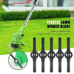 BDD Lame De Scie épaissie Allongée Pour Tondeuse à Gazon électrique Au Lithium Rechargeable (10 Pièces Noires) -Outlet Scie à main et lames de scie Store 65374317 3