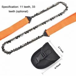 THSINDE Outils De Camping En Plein Air Outils De Jardin 24 Pouces Portable Survie En Plein Air Scie à Glissière à Main Scie à Fil Scie à Chaîne à Main Scie à Bois Outil De Coupe 33 Dents, 33 Dent Noir -Outlet Scie à main et lames de scie Store 65441453 5