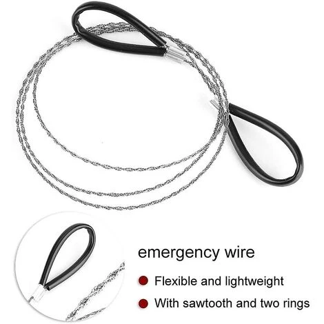 HELLO KITTY BAIN Scie à Fil, Scie à Fil D'acier Pour Extérieur, Poche De Scie D'urgence, Kit De Survie D'urgence à L'extérieur 2 HELLO KITTY BAIN Scie à Fil, Scie à Fil D'acier Pour Extérieur, Poche De Scie D'urgence, Kit De Survie D'urgence à L'extérieur – Image 2