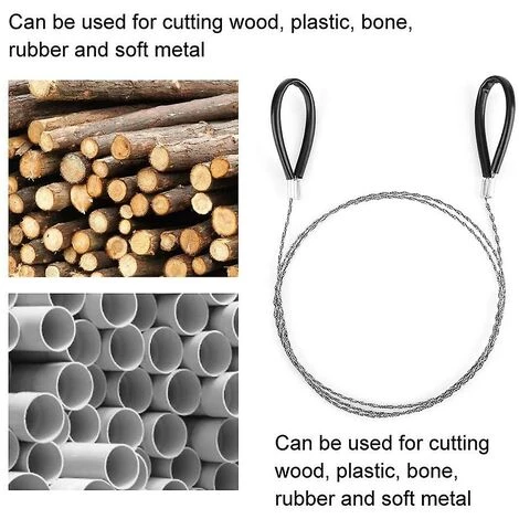 HELLO KITTY BAIN Scie à Fil, Scie à Fil D'acier Pour Extérieur, Poche De Scie D'urgence, Kit De Survie D'urgence à L'extérieur 3 HELLO KITTY BAIN Scie à Fil, Scie à Fil D'acier Pour Extérieur, Poche De Scie D'urgence, Kit De Survie D'urgence à L'extérieur – Image 3