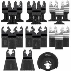 LUCKY-88 Jeu De 21 Lames De Scie Multifonctions Lame De Scie Universelle