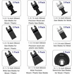 LUCKY-88 Jeu De 21 Lames De Scie Multifonctions Lame De Scie Universelle -Outlet Scie à main et lames de scie Store 65798322 3