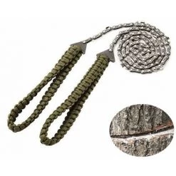 LITZEE Tronçonneuse De Poche De 27 Pouces à 11 Dents Avec Poignée En Paracorde Scie à Chaîne à Main Équipement De Survie D'urgence En Plein Air Pour Le Camping, La Randonnée, La Randonnée, La Coupe D'arbres En Bois - Armée Verte Scie à Chaîne électroporta 7 LITZEE Tronçonneuse De Poche De 27 Pouces à 11 Dents Avec Poignée En Paracorde Scie à Chaîne à Main Équipement De Survie D'urgence En Plein Air Pour Le Camping, La Randonnée, La Randonnée, La Coupe D'arbres En Bois - Armée Verte Scie à Chaîne électroporta -Outlet Scie à main et lames de scie Store 65814917 3
