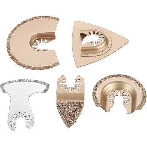 DONTODENT 5pcs Kit D'accessoires Pour Lames De Scie Multi-outils Accessoires Pour Outils Oscillants Multifonctions Lame De Scie Pour Le Ponçage, Le Meulage Et La Coupe 1 DONTODENT 5pcs Kit D'accessoires Pour Lames De Scie Multi-outils Accessoires Pour Outils Oscillants Multifonctions Lame De Scie Pour Le Ponçage, Le Meulage Et La Coupe
